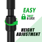 Hikeen Portable Tripod Baseball Tee Stand With Carrying Bag For Hitting, Training, And Practice