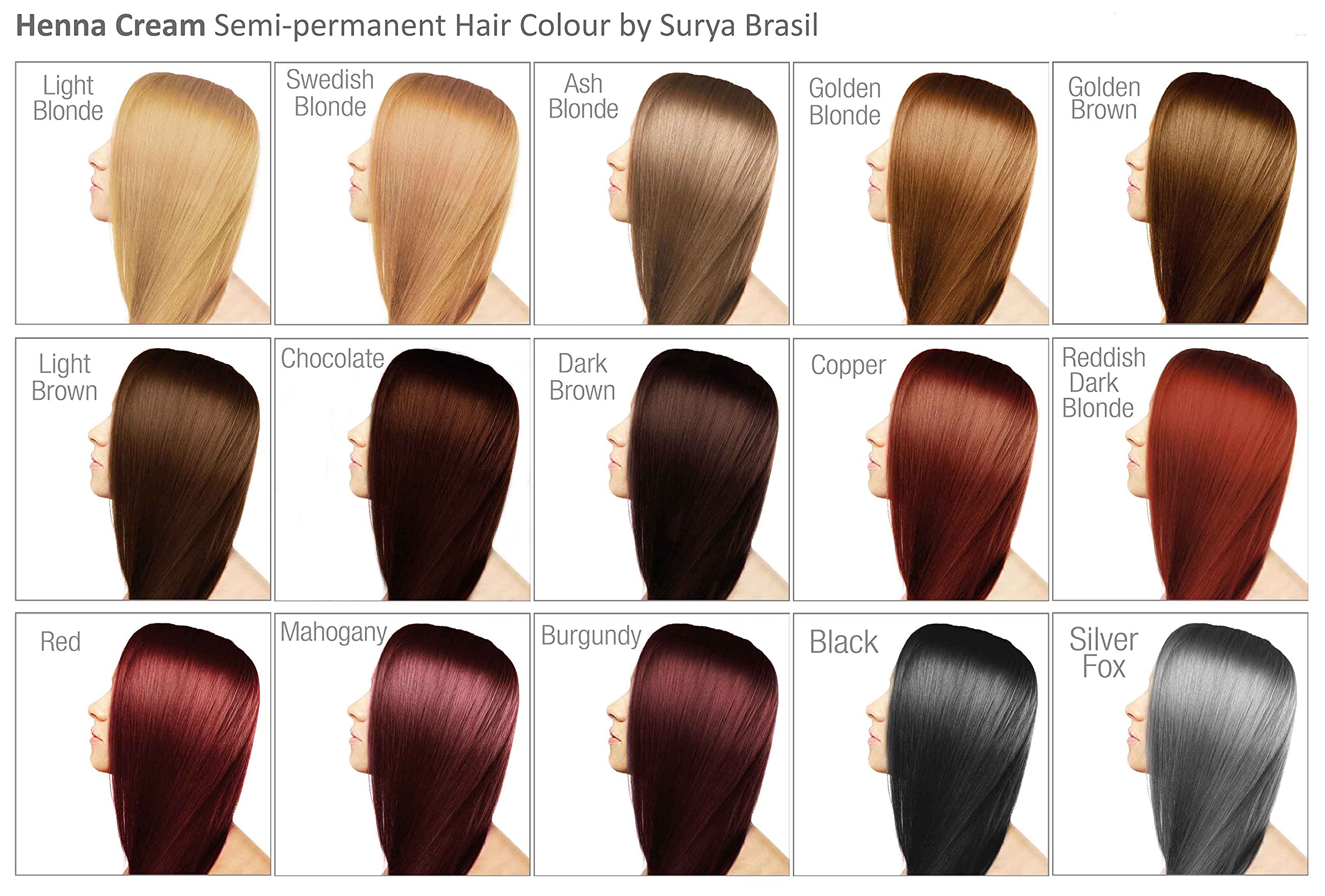 Surya Brasil Products Henna Cream, Red, 237 Fluid Ounce