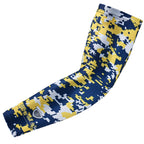 Stromguard Compression Sports Arm Sleeve Digital Camo Baseball Football Basketball - (One Arm Sleeve) (Youth Large, #22 - Navy-Y