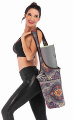 Ewedoos Yoga Mat Bag With Large Size Pocket And Zipper Pocket, Fit Most Size Mats. (Namaste)