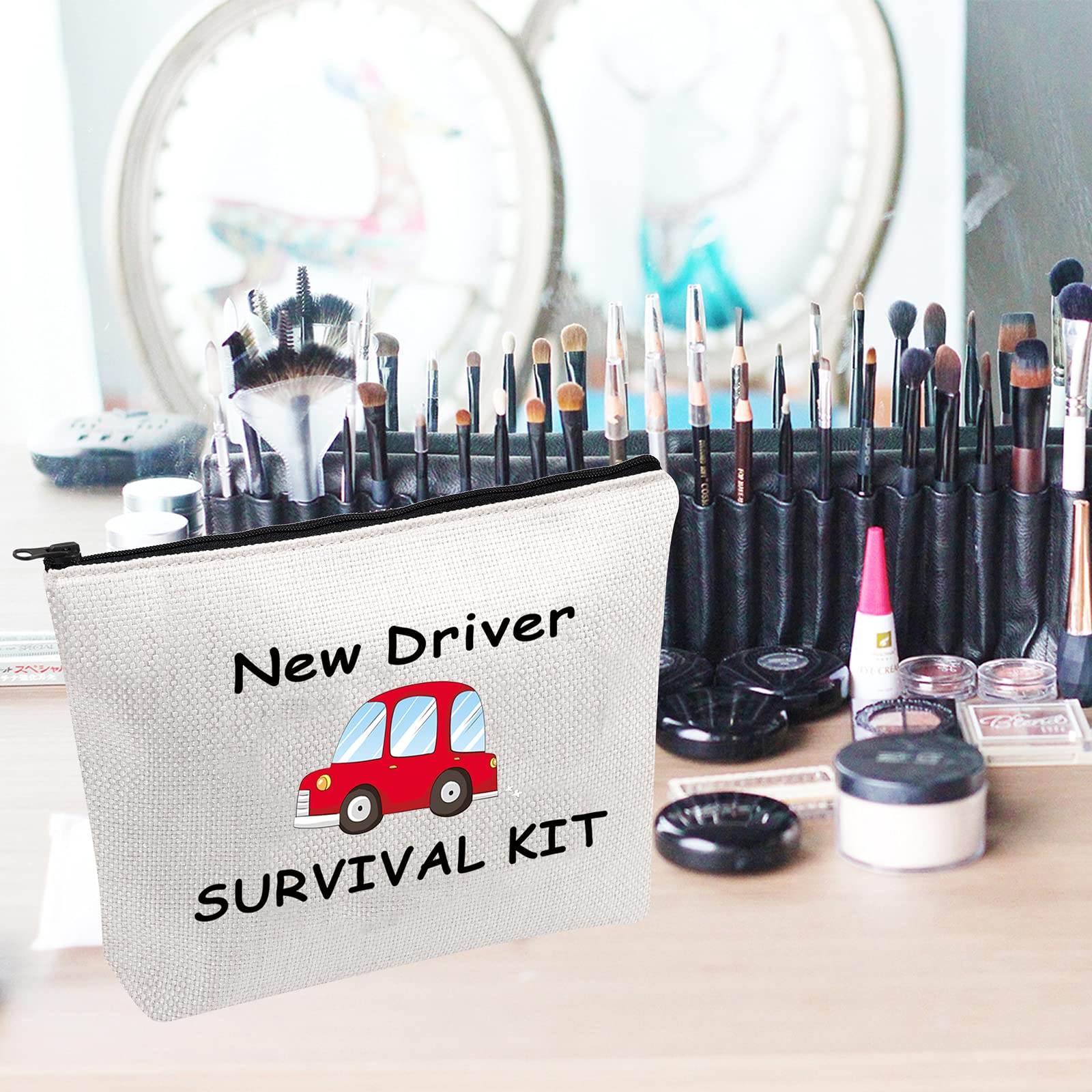 New Driver Survival Bag Passing Driving Test Sweet 16 Gift Teen Daughter Gift (New Driver Survival Kit)