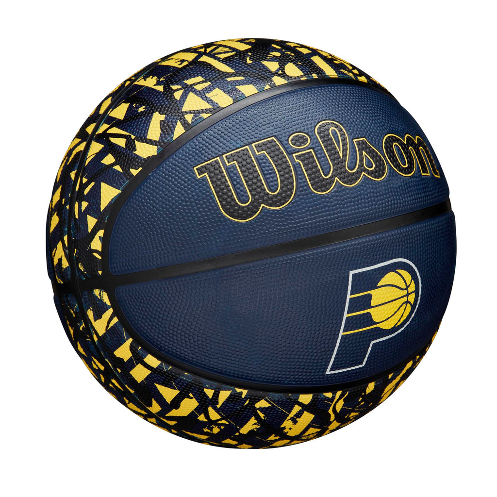 Wilson Nba Team Graffiti Basketball - Indiana Pacers, Size 7-29.5''