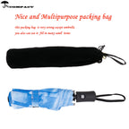 Sy Compact Travel Umbrella Windproof Automatic Lightweight Unbreakable Umbrellas-Factory Outlet Umbrella (Blue)