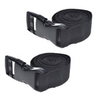 Cosmos Pack Of 2 Black Color Mattress Backpack Sleeping Bag Straps For Outdoor Activities