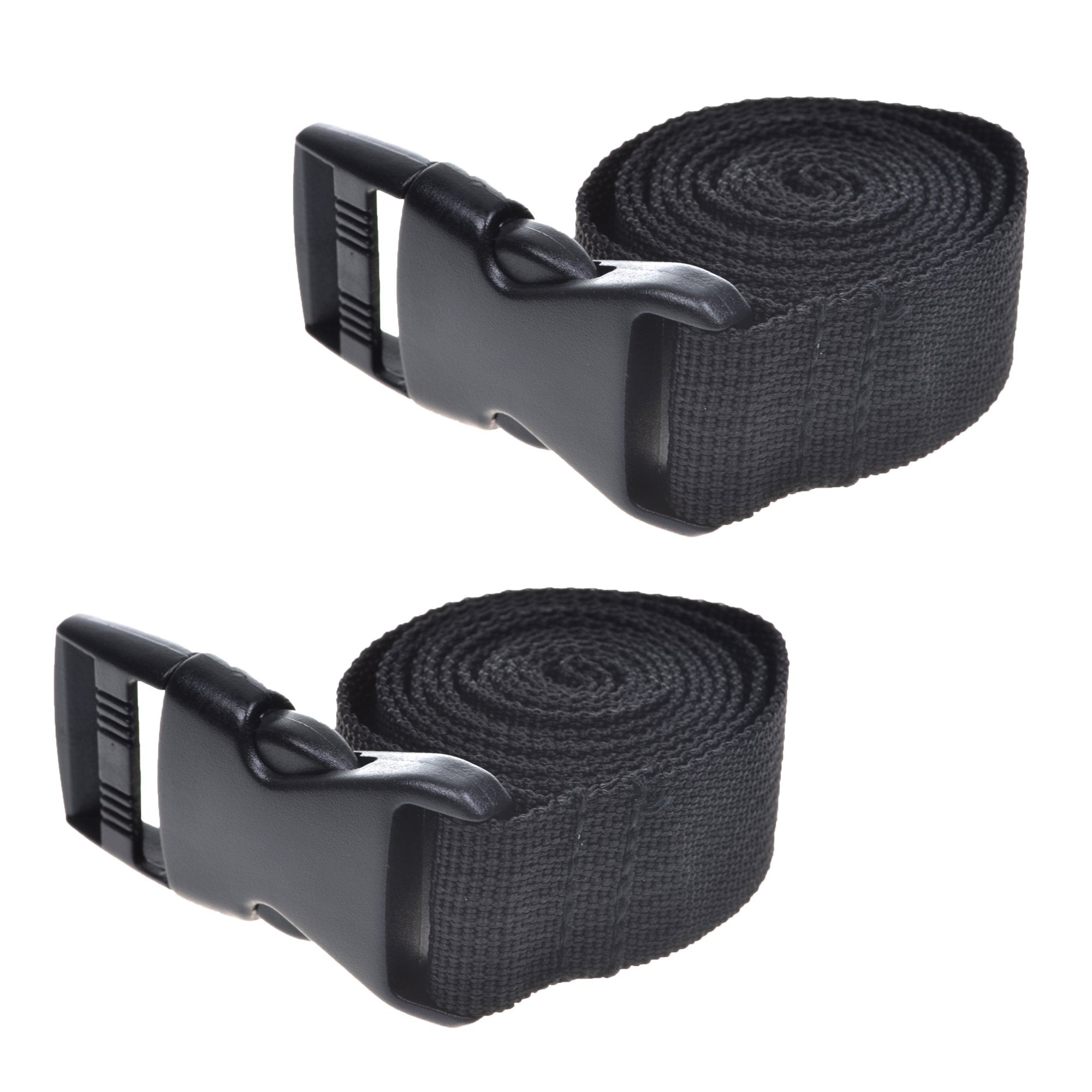 Cosmos Pack Of 2 Black Color Mattress Backpack Sleeping Bag Straps For Outdoor Activities
