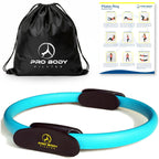 ProBody Pilates Fitness Circle - 14 Inch Pilates Ring for Yoga and Other Workouts, Focusing on Toning Inner Thighs, Arms, Core a
