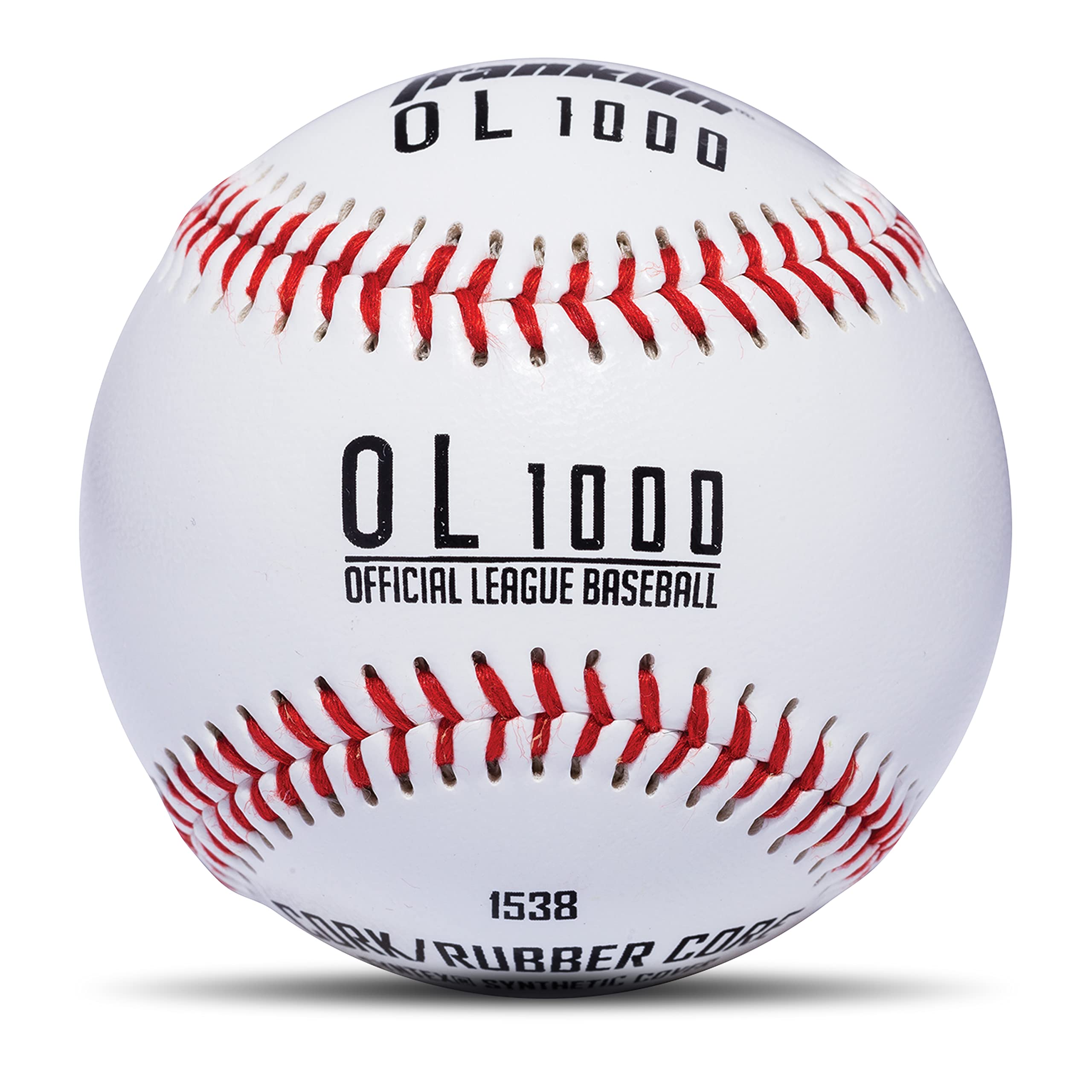 Franklin Sports Official Size Baseballs - OL1000 9 Practice + Official League Baseballs - Great for Practice + Training - Regula