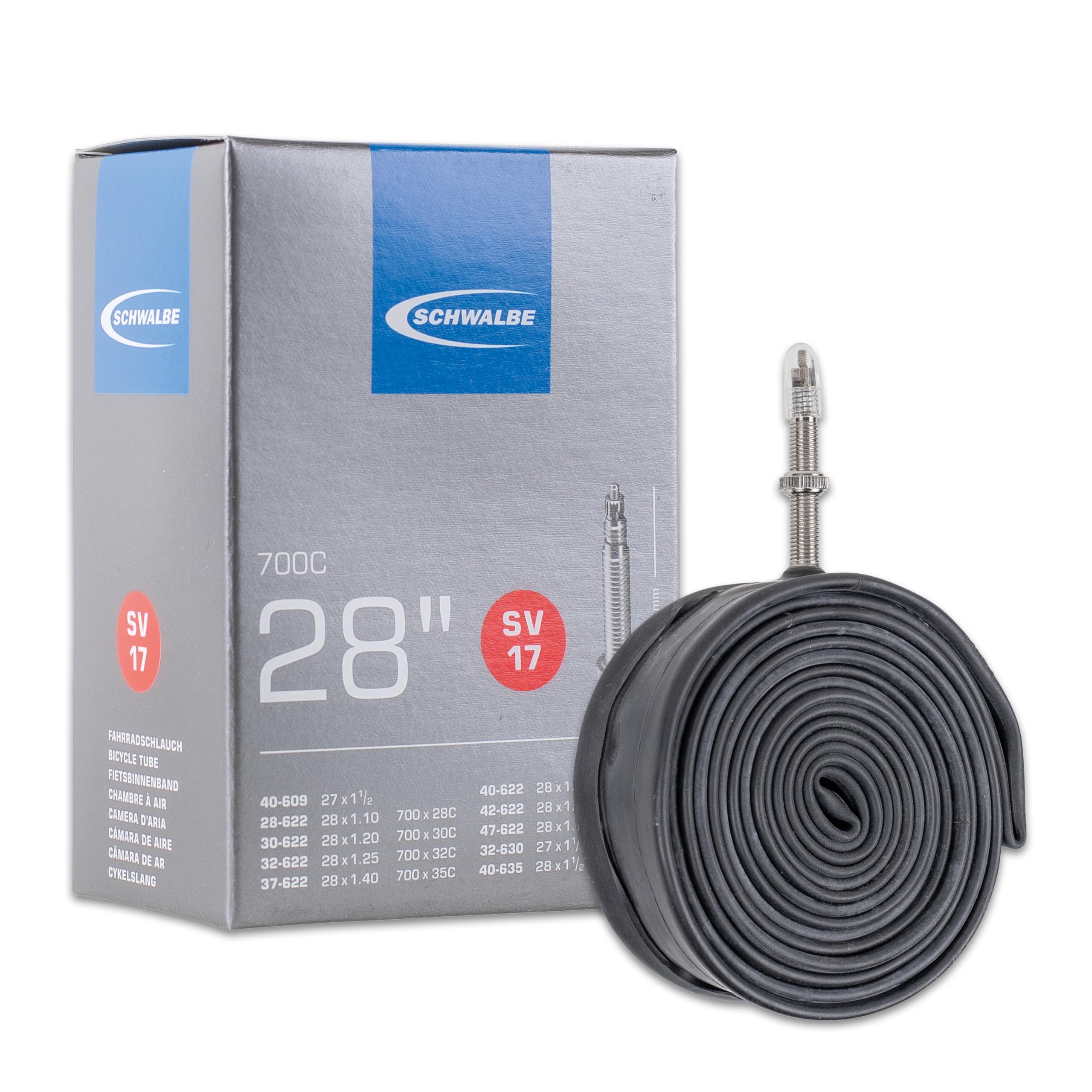 Schwalbe Unisex Adulto Sv17 Camera DAria, Neutro, 28/47-622/635 IB 50mm