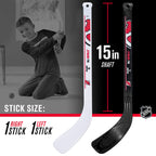 Franklin Sports New Jersey Devils Mini Hockey Set - Knee Hockey Goal, Ball,  2 Hockey Stick Combo Set - Mini Goal Net - Nhl Offi