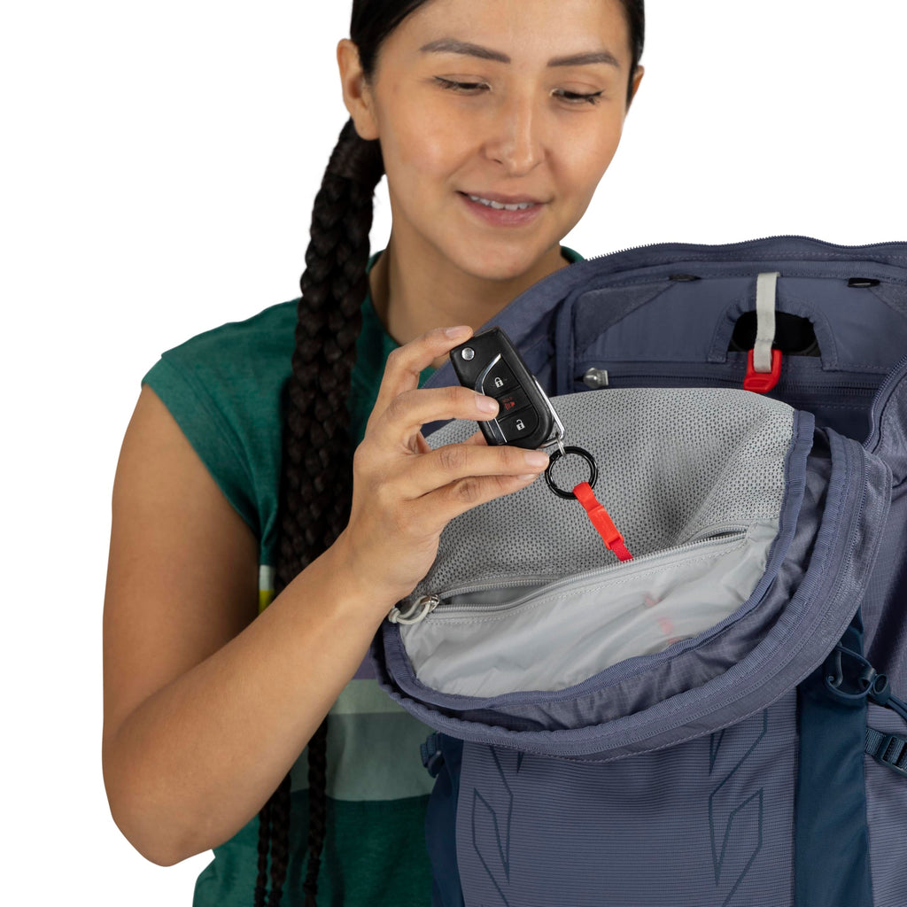 Osprey Tempest 26L Womens Lightweight Hiking Backpack - Daypack for Travel & Camping, Black/Coal Grey