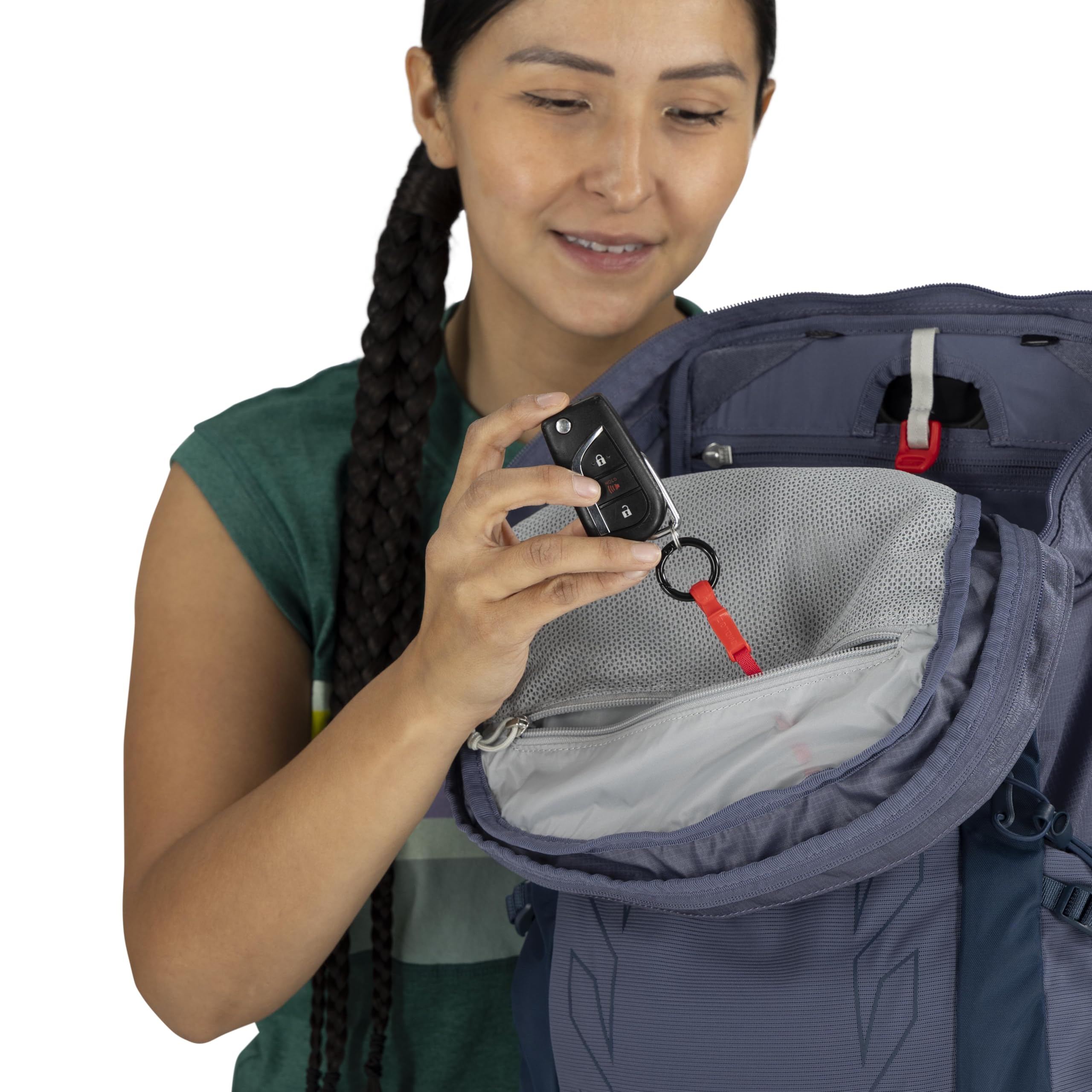 Osprey Tempest 26L Womens Lightweight Hiking Backpack - Daypack for Travel & Camping, Black/Coal Grey