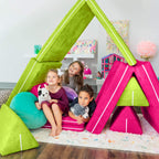 Jaxx Zipline Playscape - Imaginative Furniture Playset For Creative Kids, Navy