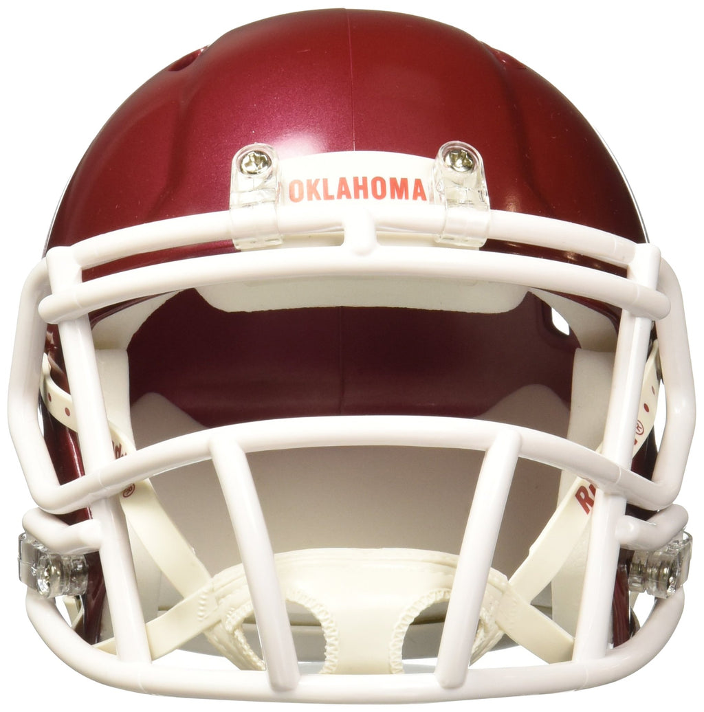 Riddell Ncaa Oklahoma Sooners Speed Mini Helmet, 7.5'' X 6.5''