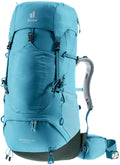Deuter Womens Aircontact Lite 45 + 10 SL, Lightweight Backpacking & Hiking Backpack, 45 + 10 Liters - Lagoon-Ivy