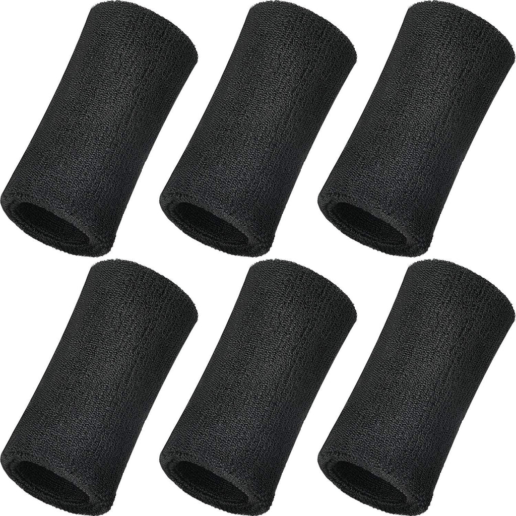 6 Inch Wristbands Sport Long Wrist Bands Sweatband Elastic Athletic Wrist Bands Armbands For Gymnastics Tennis Outdoor Activity 