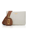 Lavie Luxe WomenS Monogram Milan 5 Compartment Cross Body Sling Bag | Ladies Purse Handbag | Gift For Women
