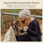 Camp Casual Throw Blanket For Camping - Plush Reversible Camping Blanket For Indoor & Outdoor Settings - Machine Washable Soft B