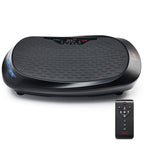 Sunny Health & Fitness 4D Vibration Plate for Lymphatic Drainage - Curved Vibrating Machine with 7 Modes & 30 Speeds | Whole Bod