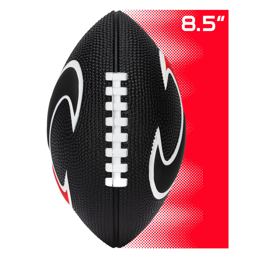 Franklin Sports Nfl Houston Texans Football - Kids Foam Football - Soft Football - Mini Size - Perfect For Gameday - 8.5'' 3D Lo