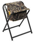 Browning Steadyready Hunting Chair - Compact And Foldable Steel Frame Stool With Exra-Wide Angled Anti-Slip Seat And Realtree Ma