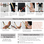 Af Archery Turkish Recurve Bow, 53 Traditional Horse Bow, Mounted Archery And Precision Shooting,Suitable For Entry Into Adults