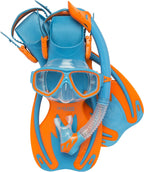 Cressi Rocks Kids Set, Blueorange, Lxl