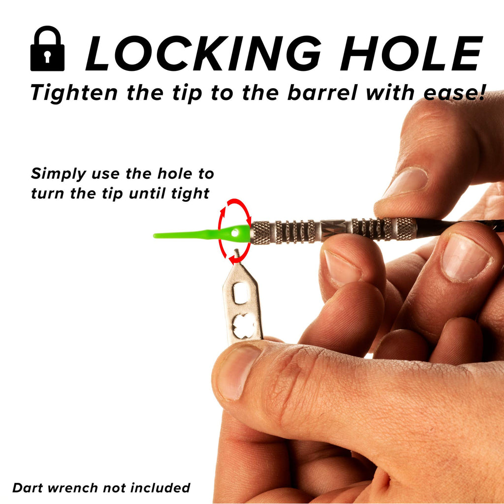Viper Dart Accessory: Tufflex Iii 2Ba Thread Soft Tip Dart Points, Neon Green, 1000 Pack