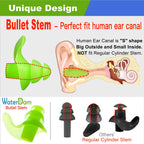 Waterdam Swimming Ear Plugs Great Waterproof Ultra Comfy Earplugs Prevent Swimmer'S Ear (Size 2+2+2: Kids Teens Medium Ear Women