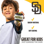 Franklin Sports San Diego Padres Mlb Team Baseball - Mlb Team Logo Soft Baseballs - Toy Baseball For Kids - Great Decoration For