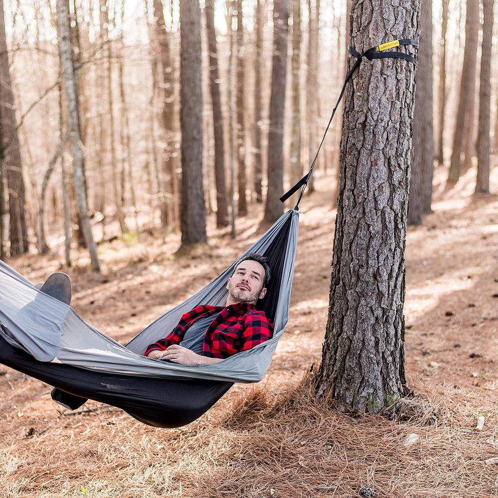 Elk Single Hammock With Tree Straps For Outdoor Camping, Hiking, Backpacking And Travel - Compact, Portable And Lightweight Para