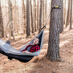 Elk Single Hammock With Tree Straps For Outdoor Camping, Hiking, Backpacking And Travel - Compact, Portable And Lightweight Para