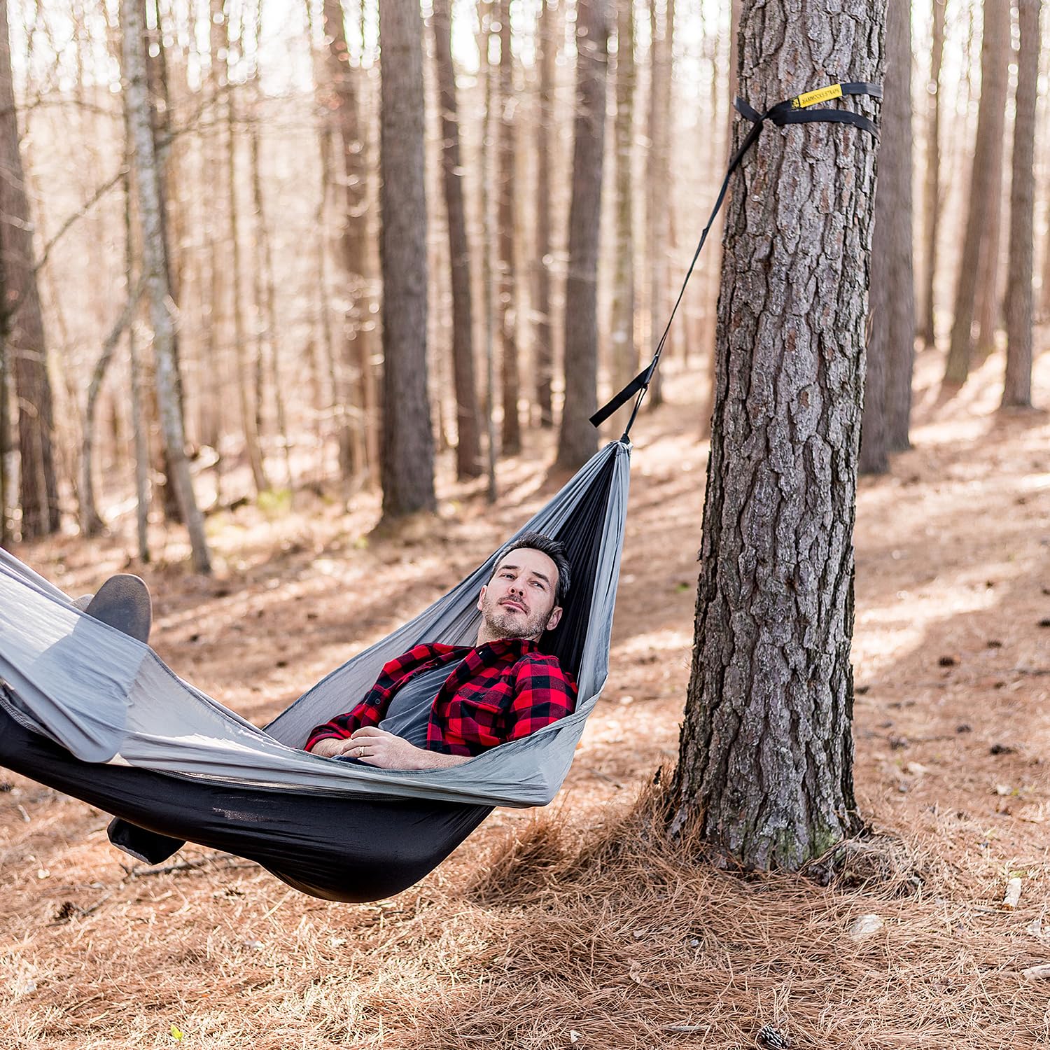 Elk Single Hammock With Tree Straps For Outdoor Camping, Hiking, Backpacking And Travel - Compact, Portable And Lightweight Para