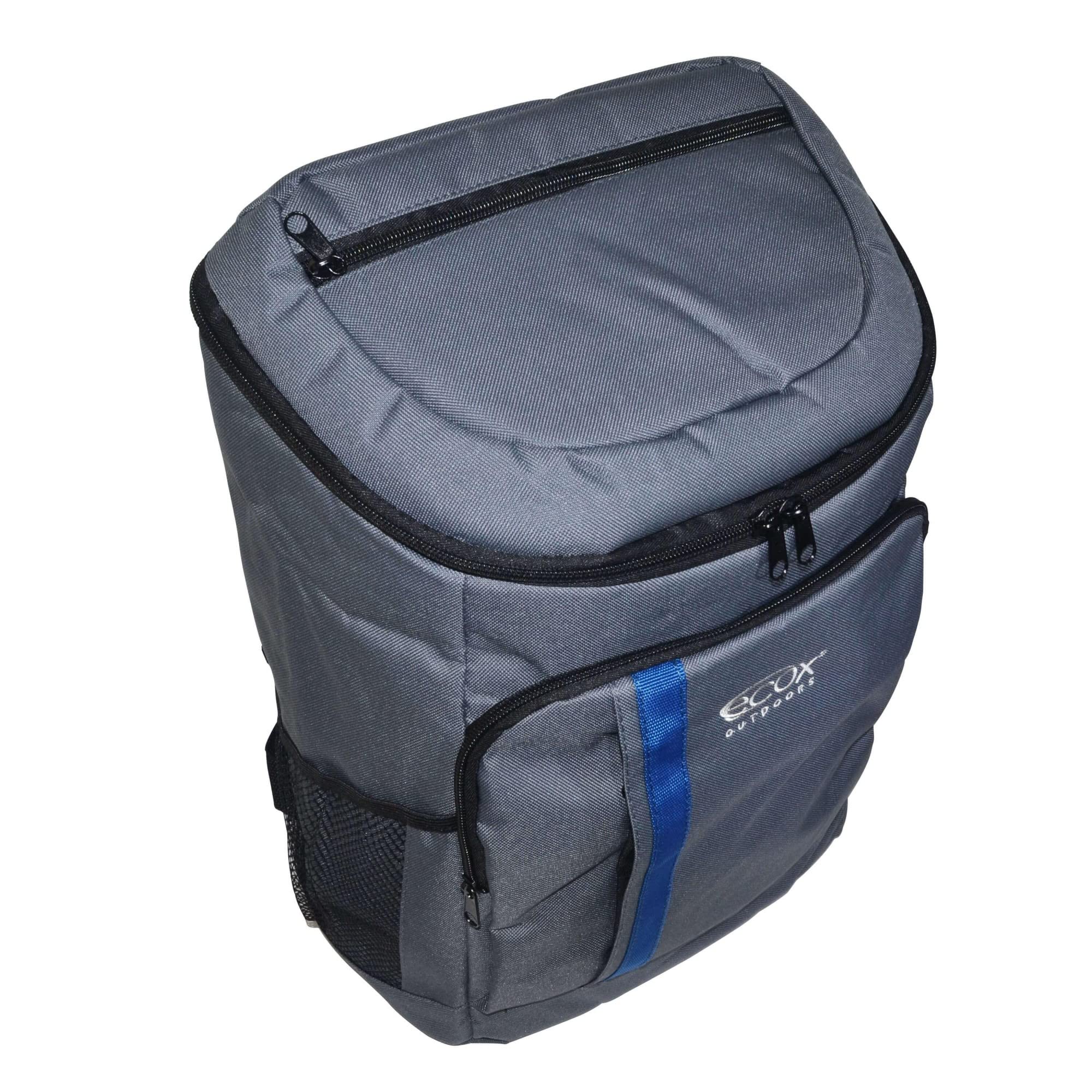 Ecox Outdoors Cooler Backpack Insulated 20L About 30 Can Capacity With Bottle Opener Padded Straps Lightweight And Easy To Carry
