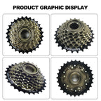 Rainflowwer Shimano 7 Speed Bike Freewheel, Mf-Tz500-7 Bicycle Freewheel 14-28T Multiple Freewheel Cycling Replacement Part