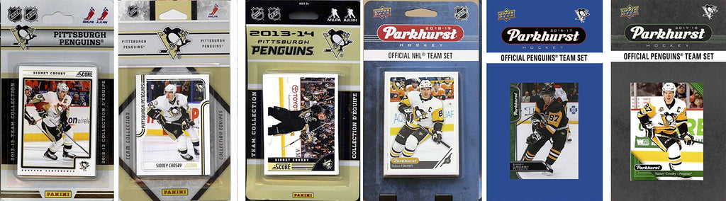Nhl Pittsburgh Penguins 6 Different Licensed Trading Card Team Sets