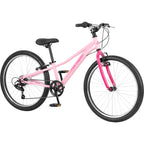 Retrospec Dart 20 & 24 Inch Kids Bike - 7-Speed Hybrid Bicycle for Ages 6-11 with 29in All-Season Tires & Shock Absorption - Adj