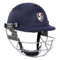 SG Blaze Tech Cricket Helmet | Navy Blue | Large | Polypropylene | Unisex | Lightweight | High-Density EVA Lining | Adjustable G
