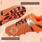 Impact Firm Ground Soccer Shoes -Orange/Silver - Vizari Sports