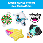 Bigmouth Inc Large 48'' Inflatable Snow Tube For Kids And Adults, Durable Winter Toy For Tubing & Sledding - Llama