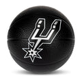 Franklin Sports Nba San Antonio Spurs Mini Foam Basketball - Kids 5.5'' Inch Toy Basketball For Over The Door + Mini Indoor Hoop