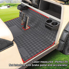 Roykaw Golf Cart Mat Full Coverage Floor Liner For Club Car Ds (1982-2013) & Villager (1982-2018), 8Mm Thick Heavy-Duty Mat, Non