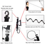 Yyst One Stainless Steel Scuba Diving Lanyard Stainless Steel Spring Coiled Lanyard With Quick Release Buckle For Cameras And Di