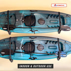 Aa Products Kayak Storage Wall Mount Racks For Canoe Kayak Paddle Boards Wall Hanging Hooks, Set Of 2