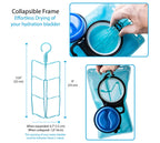 Innerfit Hydration Bladder Cleaning Kit - 5 In 1 Water Bladder Cleaning Kit For Universal Bladders - 3 Brushes - 1 Collapsible F