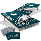 YouTheFan NFL Philadelphia Eagles 2 x 3 Wood Cornhole Game with Logo Bags