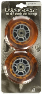 A Scooter Series Wheels with Bearings (set of 2) - Orange