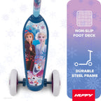 Huffy Disney Frozen 2 Toddler Scooter, Ideal for Ages 3+ Years Old, 3 Wheels, Handlebar Basket, Shimmering Streamers, Easy-Balan