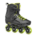 Rollerblade Lightning Mens Urban Inline Skate, Black and Lime
