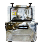 Frosted Frog Desert Camo 20 Quart Ice Chest Heavy Duty High Performance Roto-Molded Commercial Grade Insulated Cooler