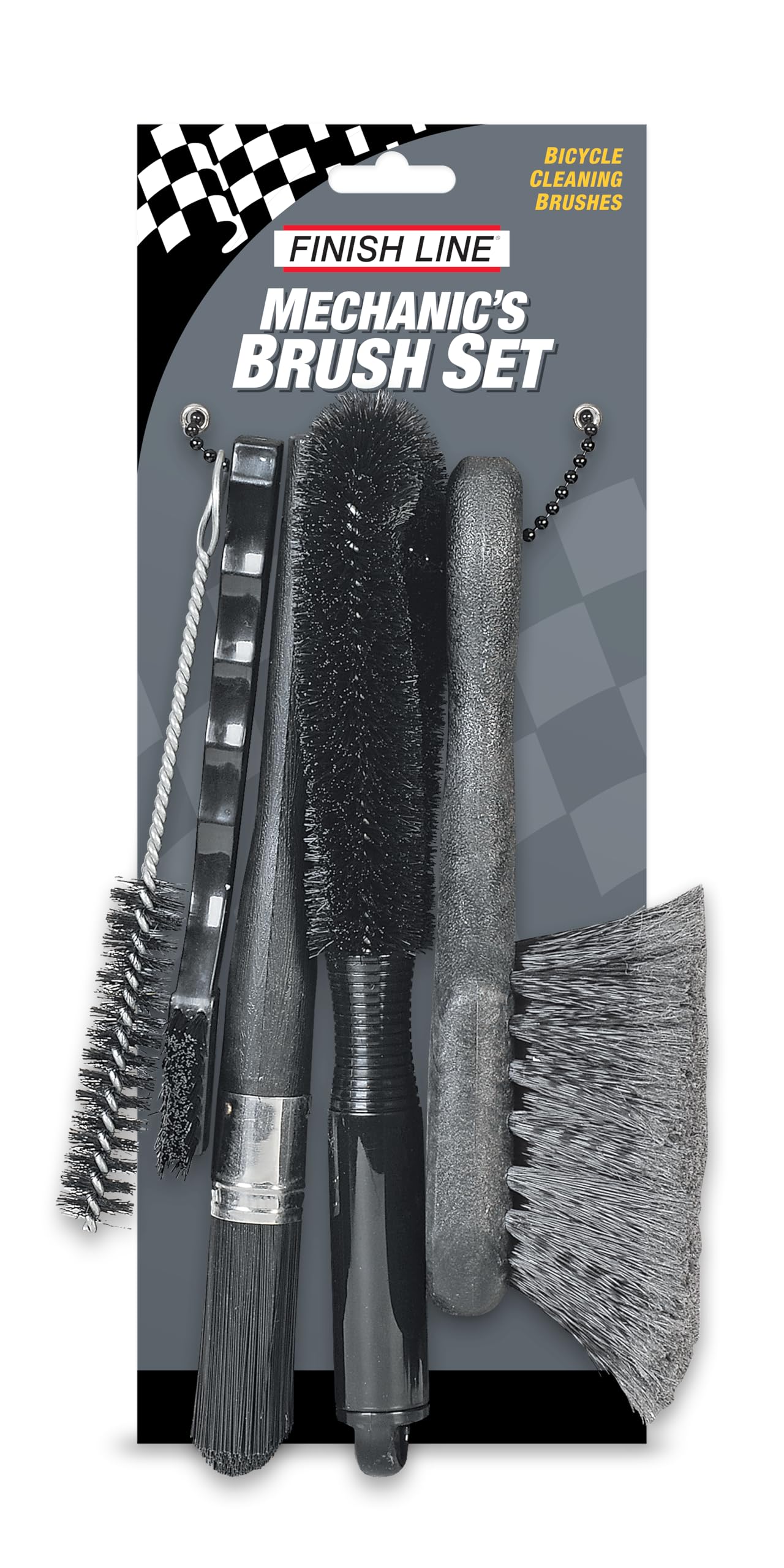 Finish Line Easy-Pro 5 Piece Brush Set Precision Cleaning Kit